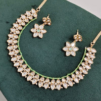 Tanish Art Jewellery Designer Polki Kundan Stone And Pearl Necklace Set