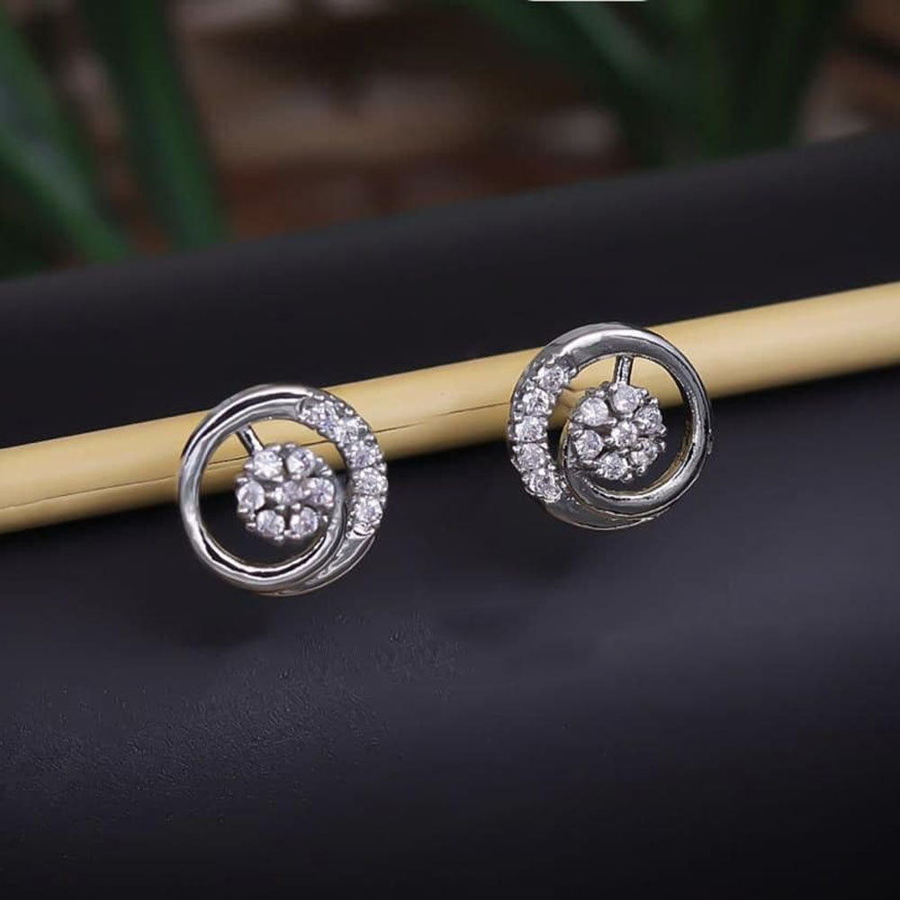 Tanish Art Jewellery Royal Austrian Stone Stud Earrings