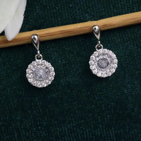 Tanish Art Jewellery Royal Austrian Stone Stud Earrings 