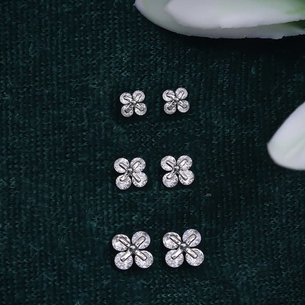 Tanish Art Jewellery Royal Austrian Stone Stud Earrings