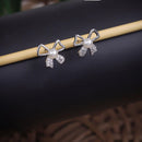 Tanish Art Jewellery Royal Austrian Stone Heart Shape Stud Earrings 