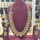 Tanish Art Jewellery Royal Pota Stone Temple Long Necklace Set