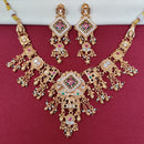 Tanish Art Jewellery Royal Pota Stone And Pearl Necklace Set
