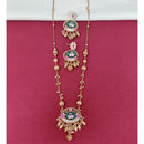 Tanish Art Jewellery Royal Pota Stone And Pearl Necklace Set