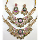 Tanish Art Jewellery Royal Pota Stone And Pearl Necklace Set