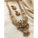 Tanish Art Jewellery South Indian Temple Pota Stone And Pearl Long Necklace Set