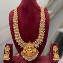 Tanish Art Jewellery South Indian Temple Pota Stone And Pearl Long Necklace Set