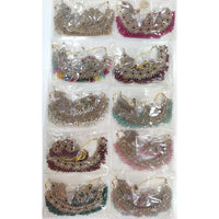 Tanish Art Jewellery Shimmering Crystal And Pearl Necklace Set