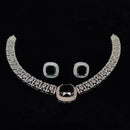 Tanish Art Jewellery Glamorous American Diamond Necklace Set