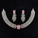 Tanish Art Jewellery Glamorous American Diamond Necklace Set