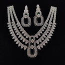 Tanish Art Jewellery Glamorous American Diamond Necklace Set