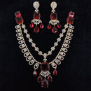Tanish Art Jewellery Glamorous American Diamond Necklace Set