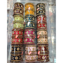 Tanish Art Jewellery Grand Austrian Stone Multi Color Traditional Bangles Set