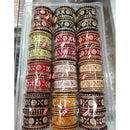 Tanish Art Jewellery Grand Austrian Stone Multi Color Traditional Bangles Set