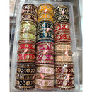 Tanish Art Jewellery Grand Austrian Stone Multi Color Traditional Bangles Set