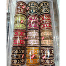 Tanish Art Jewellery Grand Austrian Stone Multi Color Traditional Bangles Set