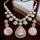 Tanish Art Jewellery Premium Pota Stone Ethnic Necklace Set