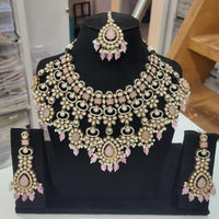 Tanish Art Jewellery Elegant Pota Stone Pearl And Beads Necklace Set