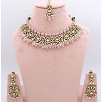 Tanish Art Jewellery Polki Kundan Pearl And Beads Choker Necklace Set