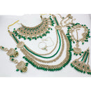 Tanish Art Jewellery Graceful Kundan Stone And Beads Bridal Set