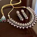 Tanish Art Jewellery Glamorous American Diamond Necklace Set