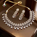 Tanish Art Jewellery Glamorous American Diamond Necklace Set
