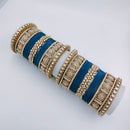 Tanish Art Jewellery Polki Kundan And Pearl Bridal Bangles Set