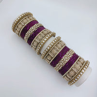 Tanish Art Jewellery Polki Kundan And Pearl Bridal Bangles Set