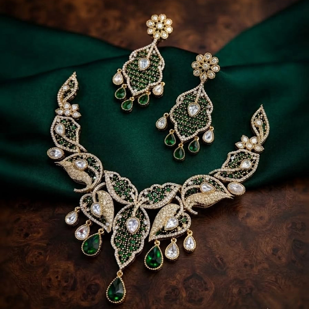 Tanish Art Jewellery Austrian Stone Designer Necklace Set for Women
