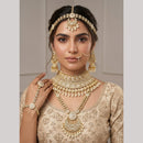 Tanish Art Jewellery Grand Austrian Stone And Beads Meenakari Bridal Jewellery Set