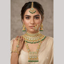 Tanish Art Jewellery Grand Austrian Stone And Beads Meenakari Bridal Jewellery Set