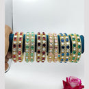 Tanish Art Jewellery Luxury American Diamond Bangles Set