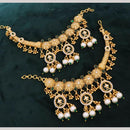 Tanish Art Jewellery Pota Stone Pearl & Beads Kan Chain for Women
