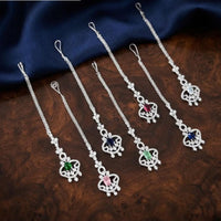 Tanish Art Jewellery Luxury American Diamond Ethnic Maangtikka