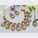 Tanish Art Jewellery Statement Pota Stone Neckalce Set