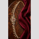 Tanish Art Jewellery Timeless Pota Stone And Pearls Kamarbandh