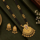 Tanish Art Jewellery Elegant Austrian Stone And Pota Stone Beads Mangalsutra Set