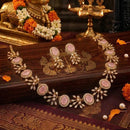 Tanish Art Jewellery Designer American Daimond Necklace Set