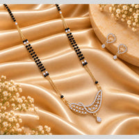 Tanish Art Jewellery Elegant Austrian Stone And Beads Mangalsutra Set