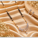 Tanish Art Jewellery Elegant Austrian Stone And Beads Mangalsutra Set