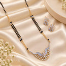 Tanish Art Jewellery Elegant Austrian Stone And Beads Mangalsutra Set
