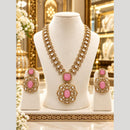Tanish Art Jewellery Statement Polki Kundan Stone And Austrian Stone Necklace Set