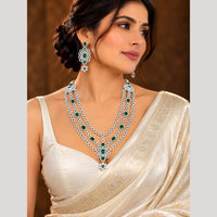 Tanish Art Jewellery Bridal Look American Daimond Necklace Set