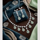 Tanish Art Jewellery Graceful American Diamond Necklace Choker Set