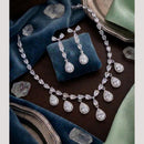 Tanish Art Jewellery Graceful American Diamond Necklace Choker Set