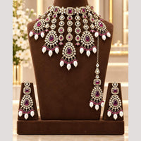 Tanish Art Jewellery Graceful Polki Kundan Necklace Choker Set