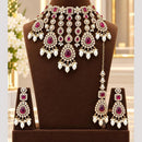 Tanish Art Jewellery Graceful Polki Kundan Necklace Choker Set