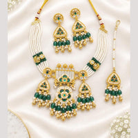 Tanish Art Jewellery Polki Kundan And Pearl Necklace Choker Set