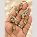 Tanish Art Jewellery Premium American Diamond Ear Cuff Dangler Earrings