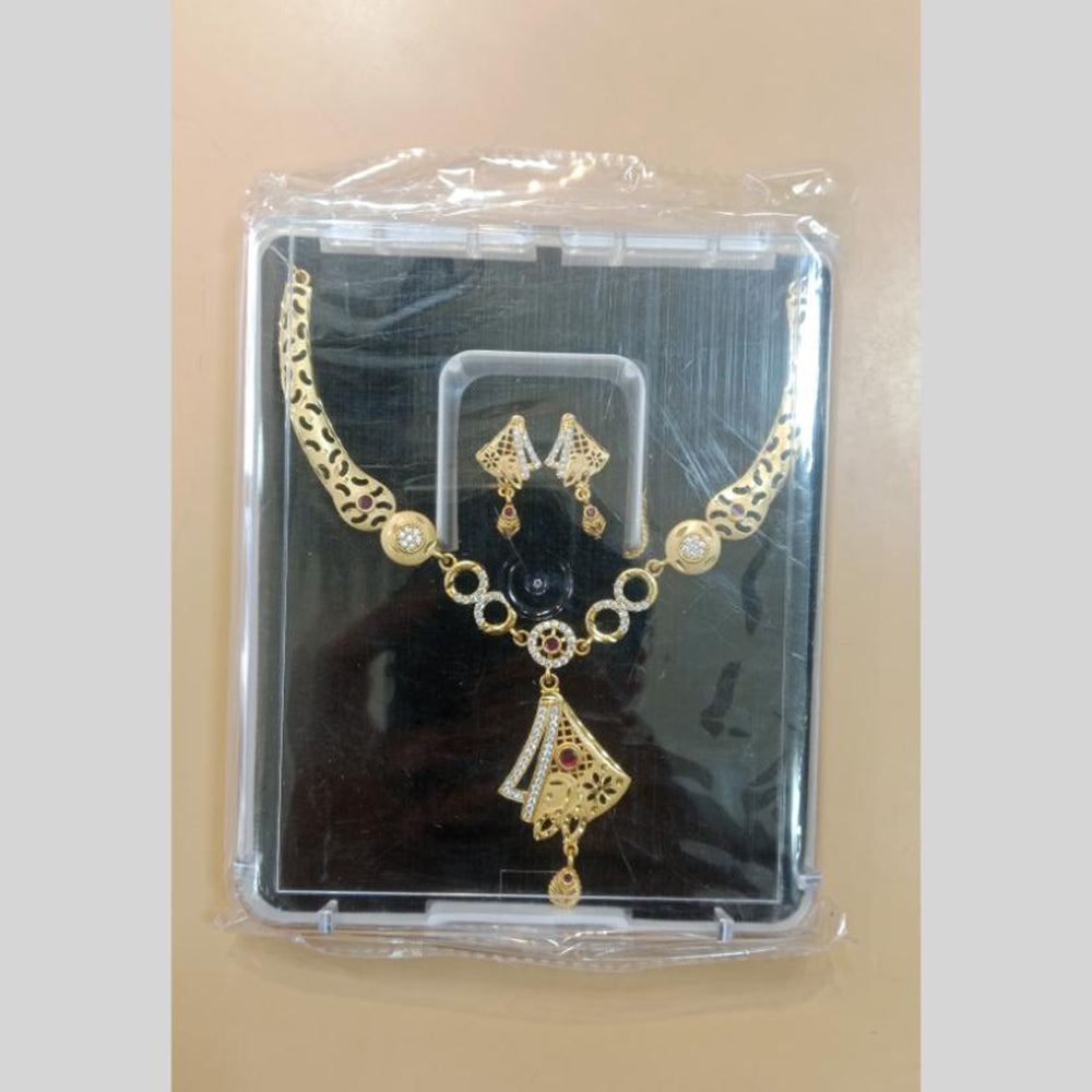 Harakh Sales Elegant Sparkling Austrian Stone Necklace Set